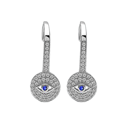 Evil Eye Drop Earrings