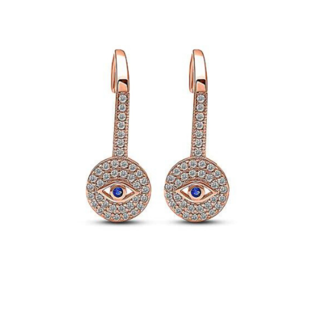 Evil Eye Drop Earrings