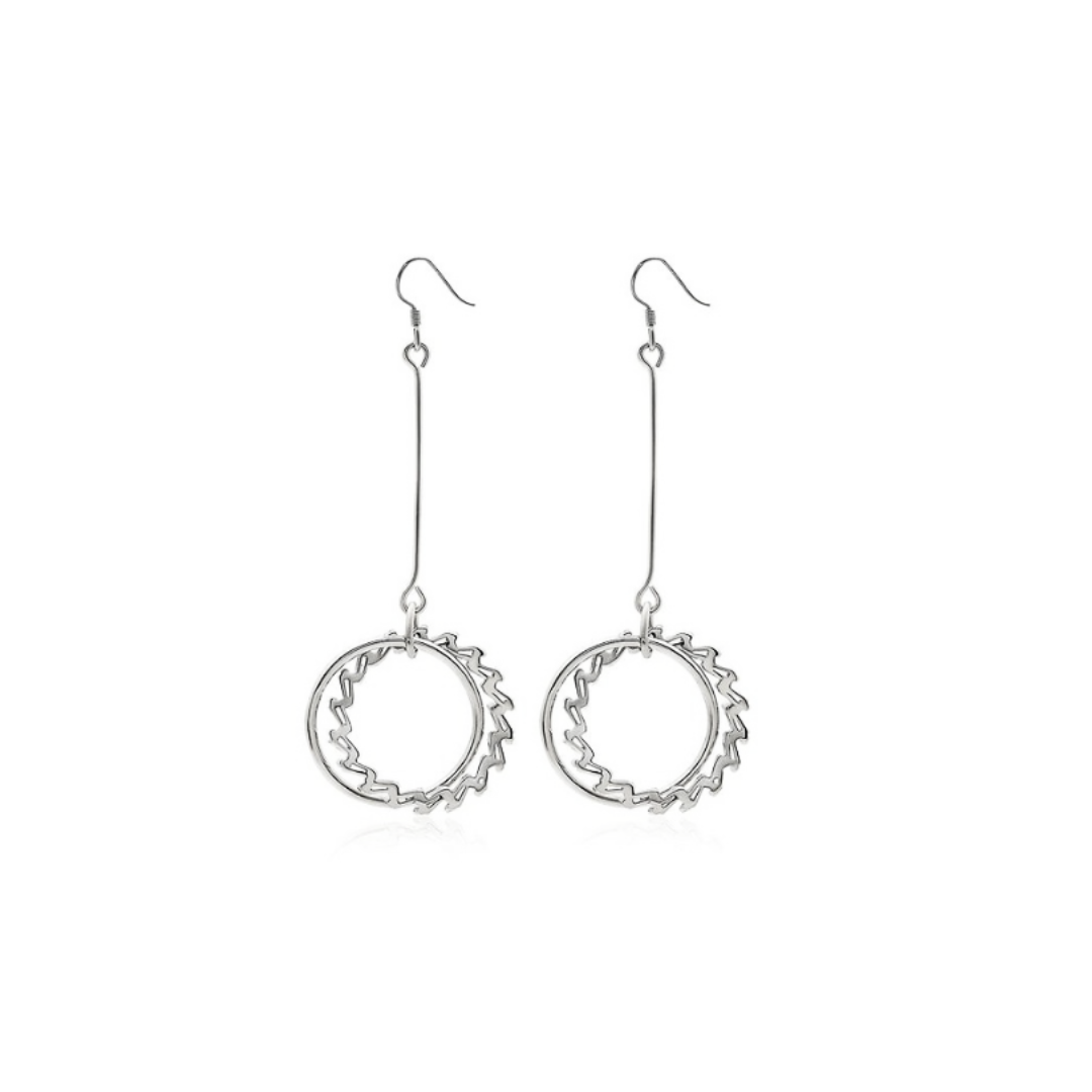 Silver Drop Earrings