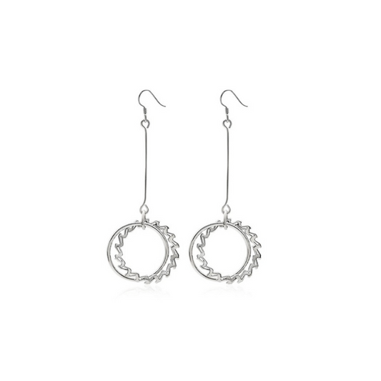 Silver Drop Earrings